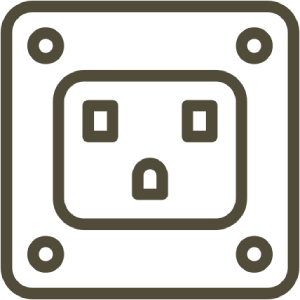 Electrical outlets in each trailer Icon