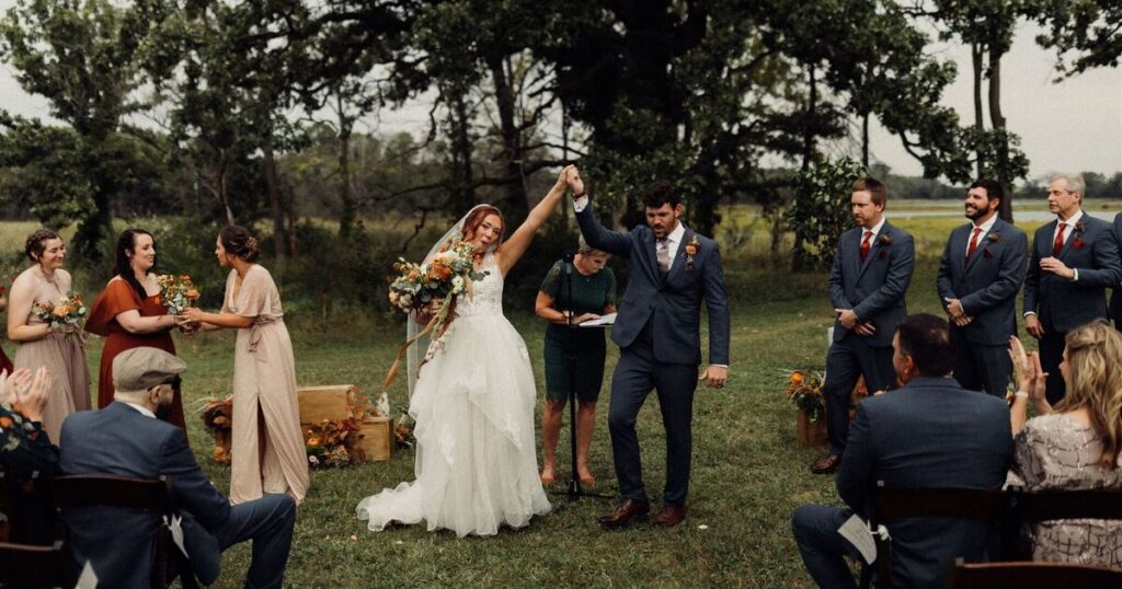 Looking for outdoor wedding venues in Wisconsin? Camp Kettlewood offers the perfect escape to nature for you and your guests all weekend long.